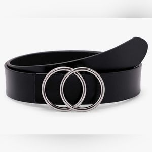 Double O Ring Leather Belt